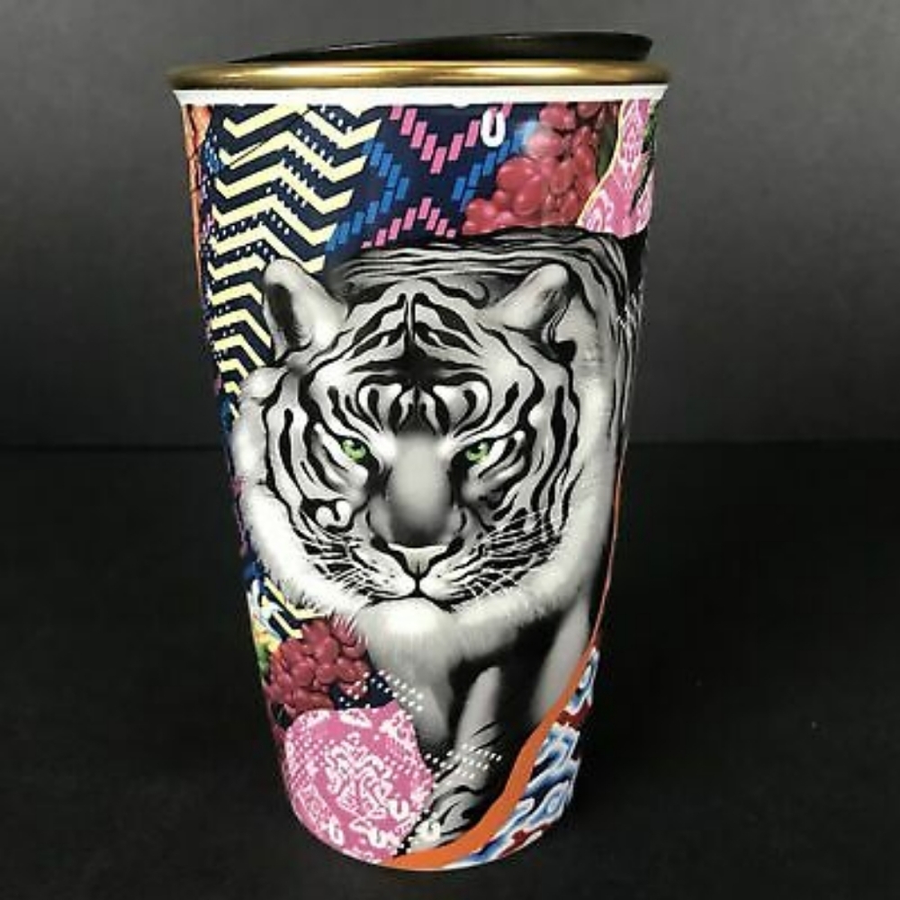 Starbucks Tristan Eaton Tiger Ceramic Coffee Mug